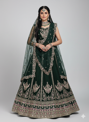 Eminence Purple Embroidery Georgette Lehenga with Net Dupatta – Elegant Wedding & Party Wear Lehenga Choli