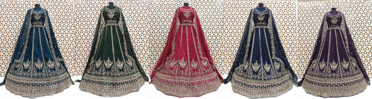 Eminence Purple Embroidery Georgette Lehenga with Net Dupatta – Elegant Wedding & Party Wear Lehenga Choli