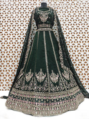 Eminence Purple Embroidery Georgette Lehenga with Net Dupatta – Elegant Wedding & Party Wear Lehenga Choli